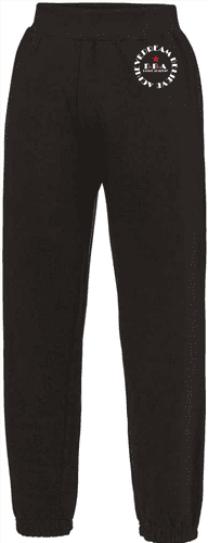 DBA  Black Cuffed Joggers JH072