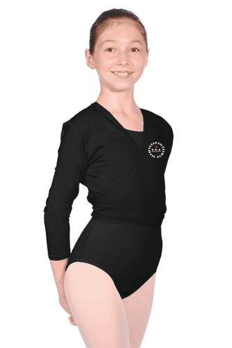 DBA Black Polycotton Cardigan