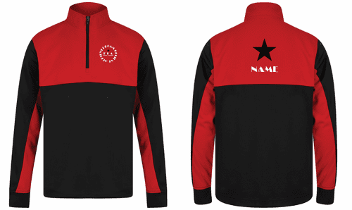 DBA LV874/5  1/4 ZIP TRACKSUIT TOP