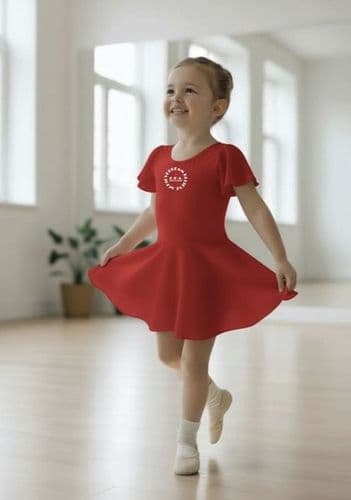 DBA red Flutterby Dress (2)