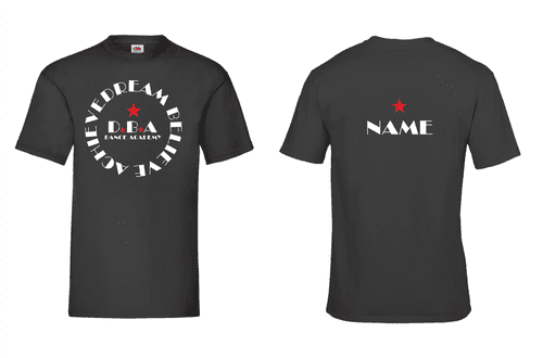 Dream Believe Achieve logo T Shirt