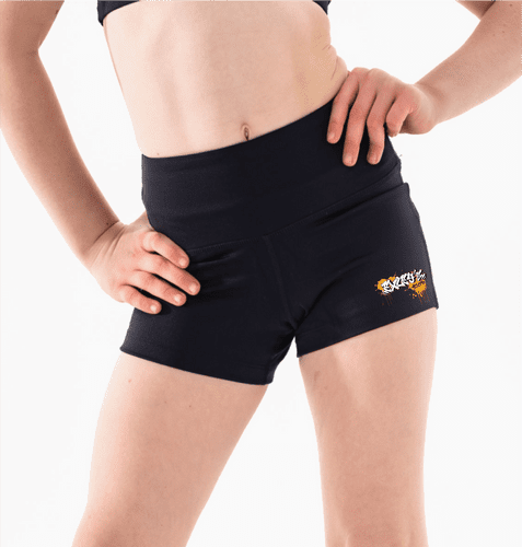 Exleys Silky Dance High Waisted Dance Shorts