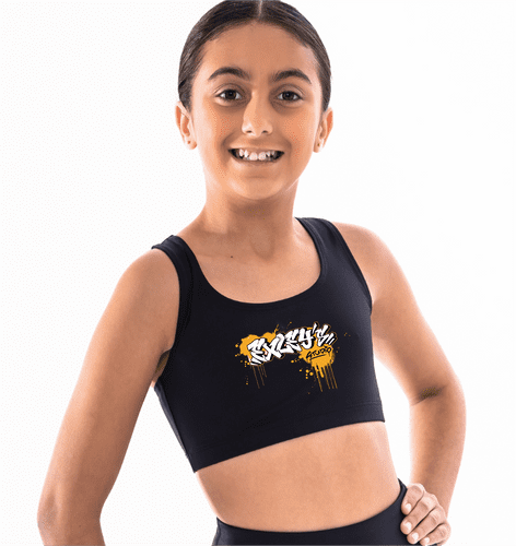 Exleys Silky Dance Racer Back CropTop