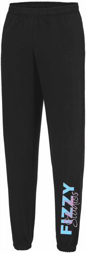 Fizzy Studios  BLACK CUFFED JOGGERS JH072