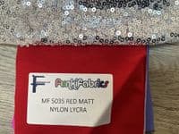 High front leotard with keyhole back and sequin skirt on silver waistband