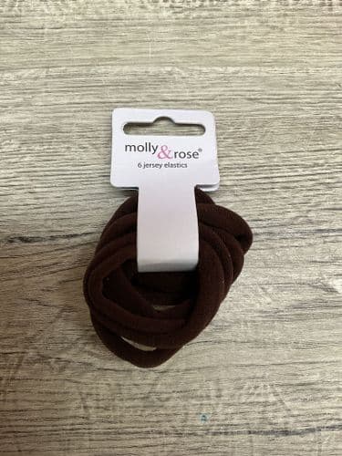 Jersey elastics dark brown (4700)