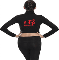 Kellets Silky Dance Long Sleeve 1/2 Zip Crop Top