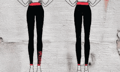 Kellett's Performing Arts 2 tone leggings