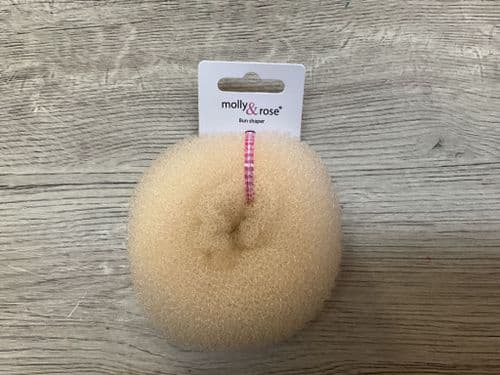Large bun ring. 8cm. Blonde