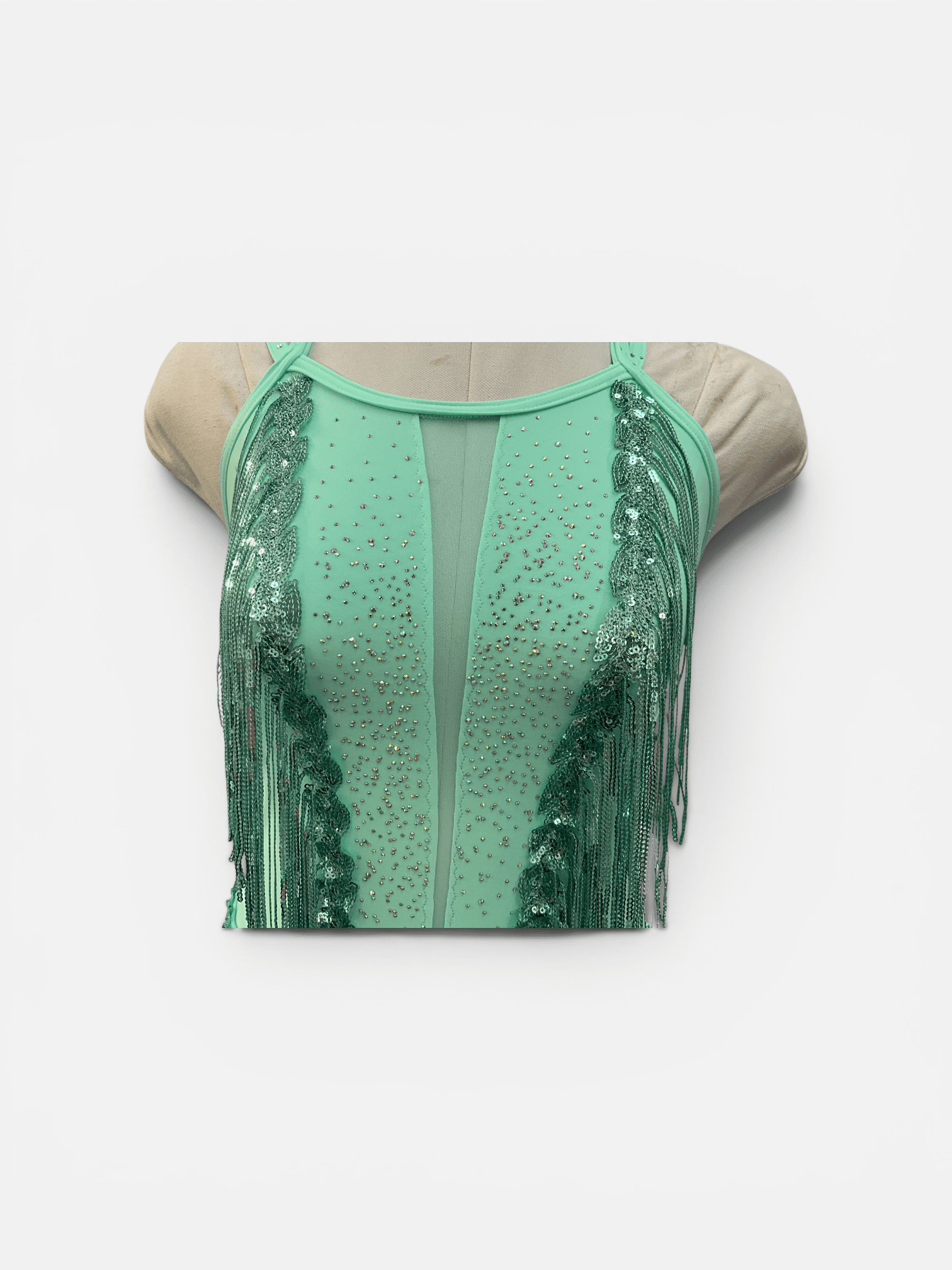 mint green lyrical dress Elegance' Mint Green Lyrical Dress