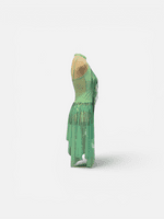 Mint green lycra mesh and sequin lyrical dress with diamanté age 12-13