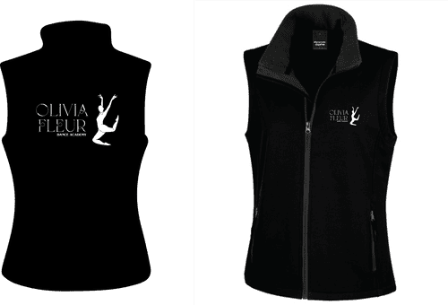 Olivia Fleur Dance Academy R232 soft shell gilet