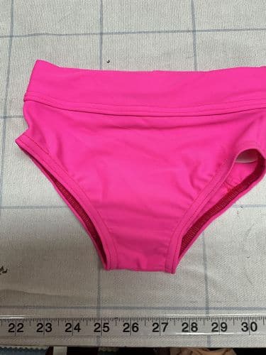 RTG flo pink , Matt lycra. Funki fabrics. Age 2-3