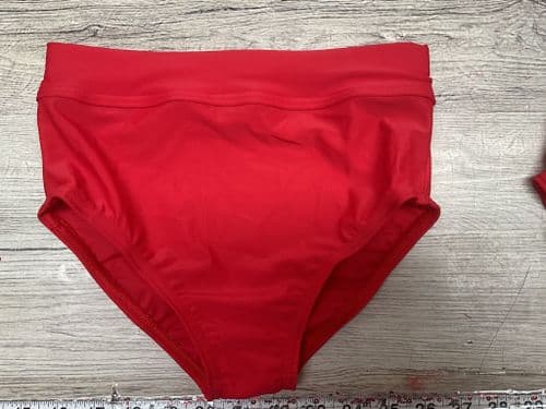 RTG red knicks, Matt lycra. Funki fabrics. Age 7-8