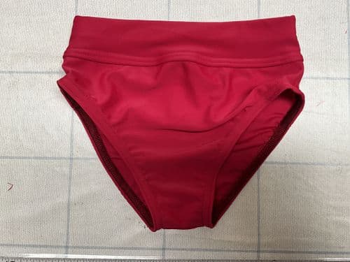 RTG rubino Matt lycra. Funki fabrics. Age 3-4 yrs