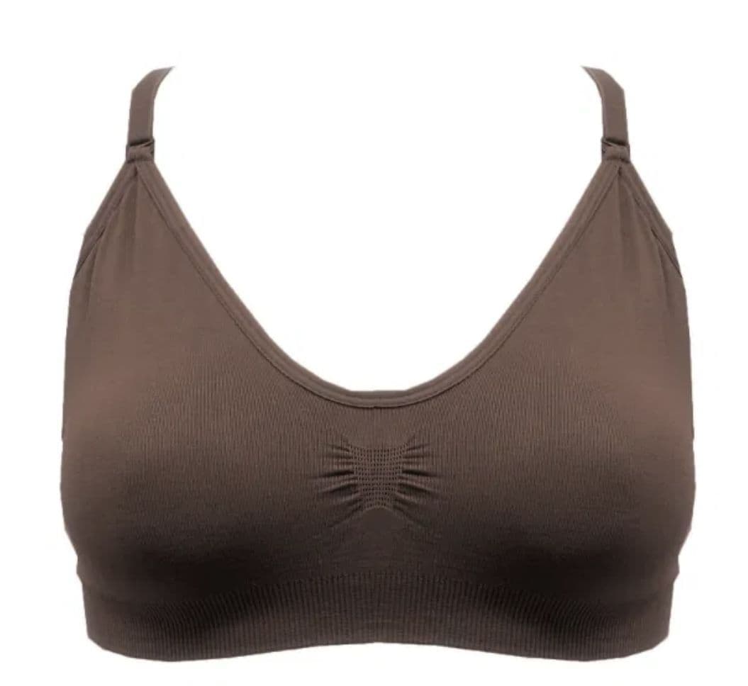Seamless bra with removable padding