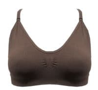 Seamless bra with removable padding
