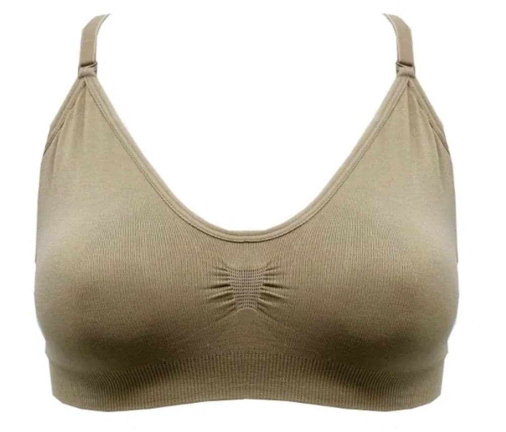 Seamless bra with removable padding
