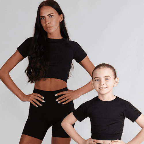 Silky Dance  Activewear Crop Top