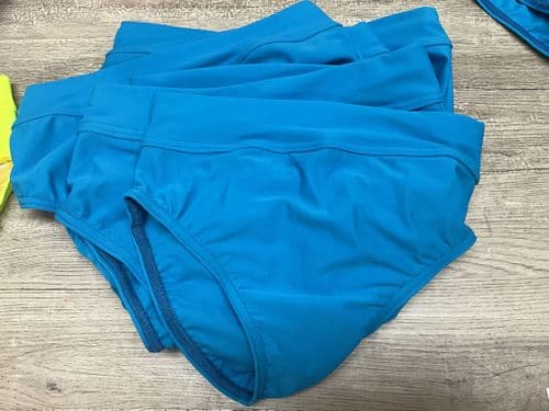 Turquoise Matt lycra Knicks. Multiple sizes