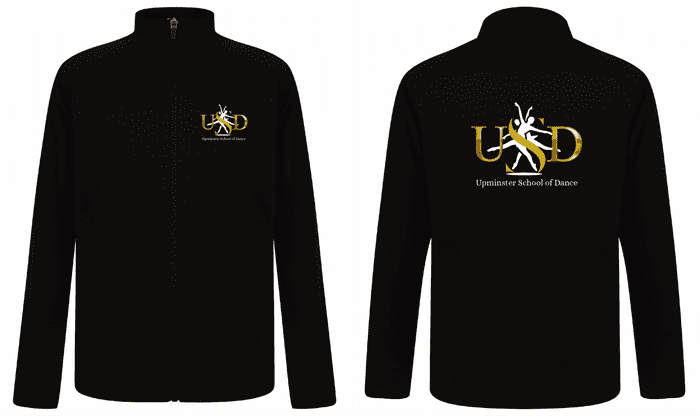 Upminster School of Dance Black LV871(3B) TRACKSUIT TOP