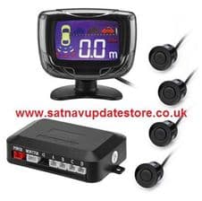 2.5 Inch LCD Screen 4 Sensors Car Reverse Radar Kit ( Wired )