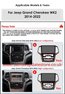 4G Wireless Carplay Android Auto Car radio For Jeep Grand Cherokee WK2 2014 - 2022