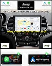 4G Wireless Carplay Android Auto Car radio For Jeep Grand Cherokee WK2 2014 - 2022