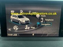 AUDI A3 A4 A5 Q2 Q3 - 2024/25 UK & EUROPEAN NAVIGATION MAP UPDATE SET FOR MIB-HS (MHS2) SYSTEMS.