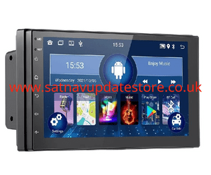CarPlay/Android Auto - 7 Inch Double Din Multimedia Player - GPS - Bluetooth - WIFI