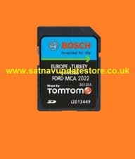 FORD MCA 2022/23 SD CARD EUROPE "TOUCHSCREEN"