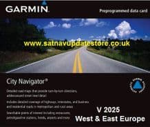 Garmin City Navigator NT Europe 2025 Navigation Map Update.