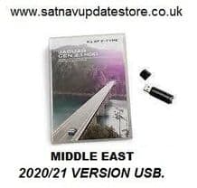 JAGUAR "F" TYPE, XF, XJ,  2020/21 GEN 2.1 USB HDD MIDDLE EAST MAP UPDATE.