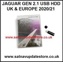 JAGUAR "F" TYPE, XF, XJ, 2020/21 USB GEN2.1 HDD UK & EUROPE SATELLITE NAVIGATION MAP UPDATE