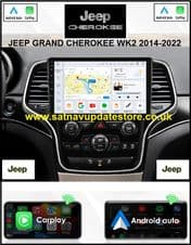 JEEP 4G Wireless Carplay Android Auto Car radio For Jeep Grand Cherokee WK2 2014 - 2022