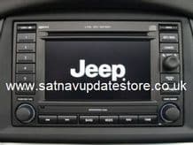 JEEP REJ 2011/12 SATELLITE NAVIGATION UPDATE DISC.