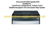 KENWOOD KNA-DV3200 2021/22 UK & EUROPEAN NAVIGATION DVD MAP UPDATES