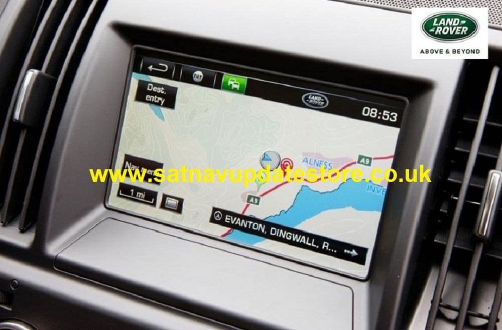LAND ROVER FREELANDER 2 2020 v1 DVD UK & EUROPEAN SATELLITE NAVIGATION ...