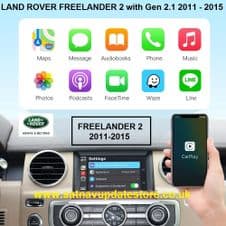 LAND ROVER FREELANDER 2 BOSCH DECODER "CARPLAY" - "ANDROID AUTO" WIRELESS MULTIMEDIA INTERFACE.