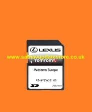 LEXUS CT 2022/23 SATELLITE NAVIGATION SD CARD UK & WESTERN EUROPE.