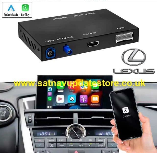 LEXUS DECODER CARPLAY - ANDROID AUTO WIRELESS MULTIMEDIA INTERFACE