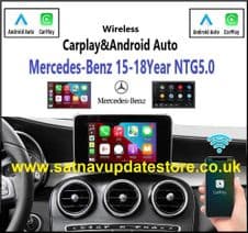 Mercedes Benz Wireless Carplay / Android Auto Multimedia Interface for NTG 5.0 / 5.1 Systems.