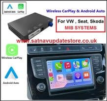 MIB1 / MIB2 Wireless Carplay Android Auto Multimedia Interface for Volkswagen, Seat & Skoda