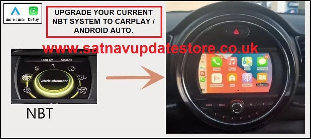 MINI NBT Wireless CarPlay Android Auto Interface For BMW Mini 2013-2016