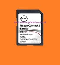 NISSAN CONNECT 2 Map SD Card 2021/22 V6 EUROPE.