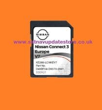 NISSAN CONNECT 3 2022/23 SD CARD LCN3 v7 EUROPE.
