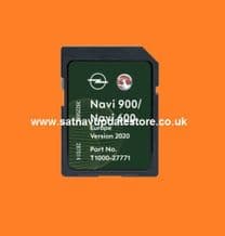 OPEL / VAUXHALL NAVI 600/900 2020 SATELLITE NAVIGATION SD CARD EUROPE