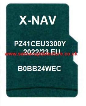 PEUGEOT X-NAV SATELLITE NAVIGATION MAP UPDATE MICRO SD CARD EUROPE 2022-2023