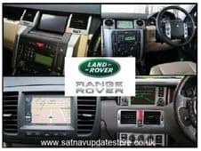 RANGE ROVER (inc SPORT) - 2021/2022 UK & EUROPEAN SATELLITE NAVIGATION DVD MAP UPDATES.
