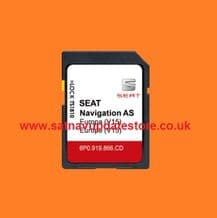 SEAT AS V16 2024 MIB2 GEN2 NAVIGATION SD CARD MAP EUROPE.